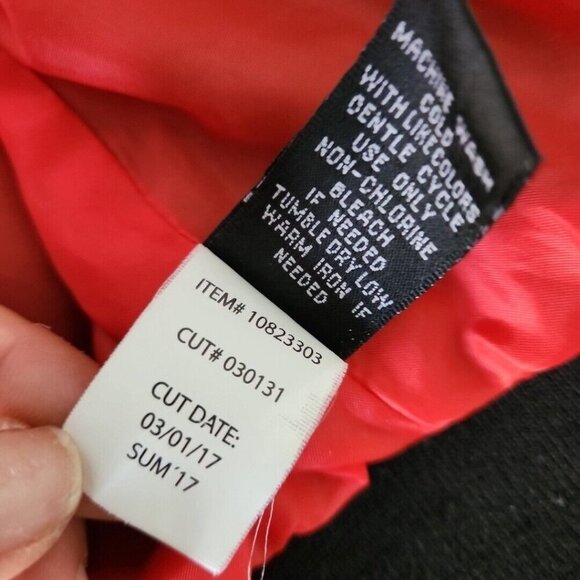 TORRID Black Whatever 92 Love Oh Yeah Patch Bomber Zip Up Jacket Coat Size 1/XL - Picture 12 of 15